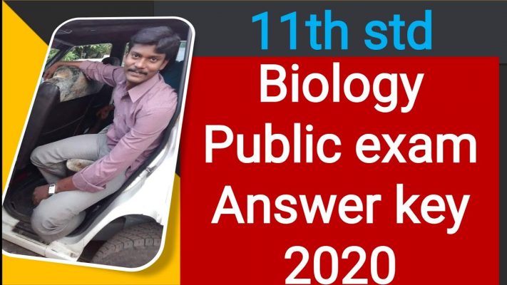 11th biology Public exam answer key 2020 || TNTET Arts