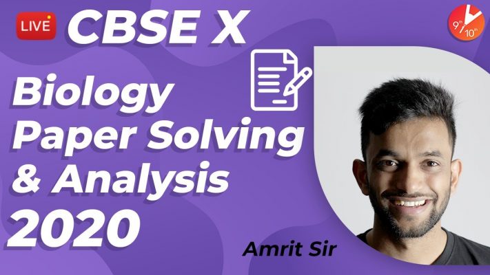 CBSE Class 10 Biology Board Question Paper Solving & Analysis | Biology Sample Paper 2020 Board Exam