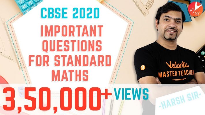 CBSE Class 10 Standard MATHS Important Questions | CBSE 2020 Maths Repeated Questions | Board Exam