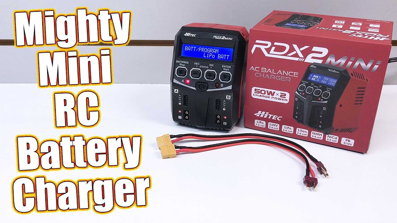 Charge A Battery Or Two! - Hitec RDX2 Mini AC Multi-Chemistry Balance Charger Overview | RC Driver