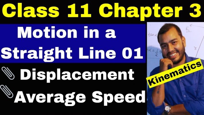 Class 11 Physics Chapt 03 : KINEMATICS : Motion in a Straight Line 01: Introduction || Average Speed