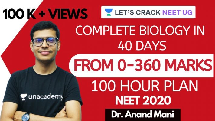 Complete Biology in 40 Days | 100 Hours Revision Plan | Dr. Anand Mani