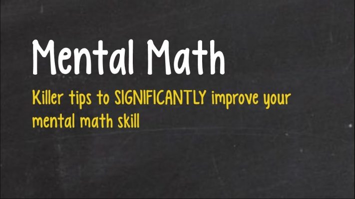 Consulting Math - Mental Math