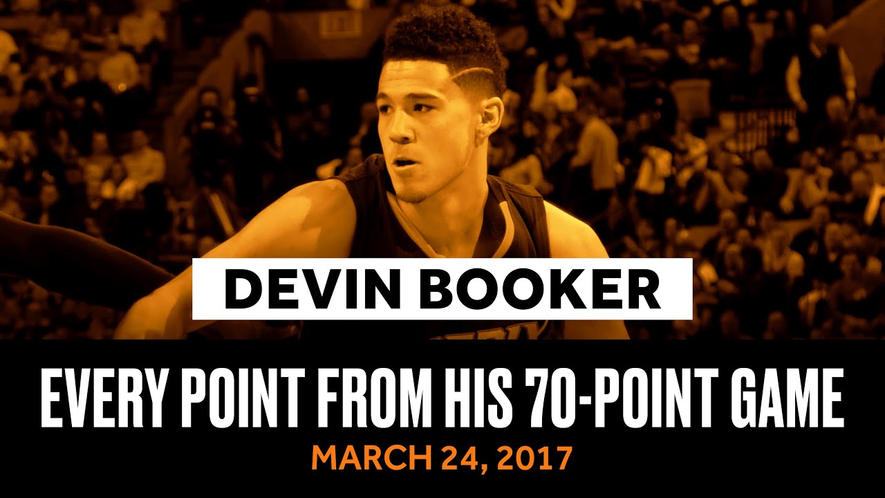Every Point From Devin Booker's History 70-Point Game Against Celtics