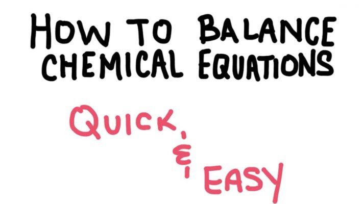 How to Balance a Chemical Equation EASY