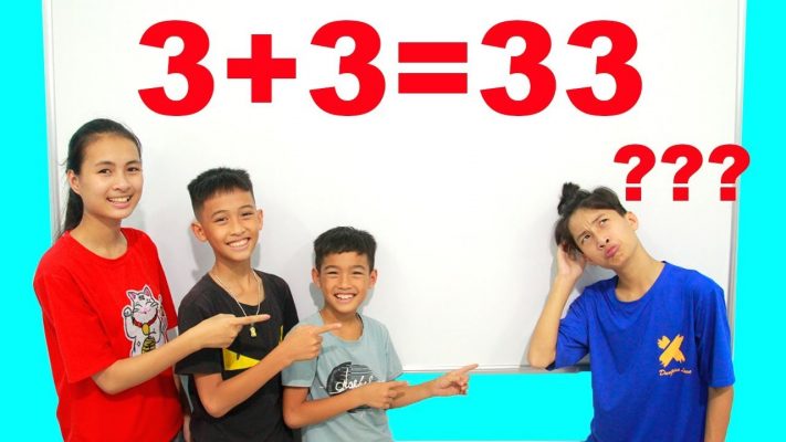 KuMin Kids Go To School Learn Math and Do Test Calculations | Classroom Funny Nursery Rhymes