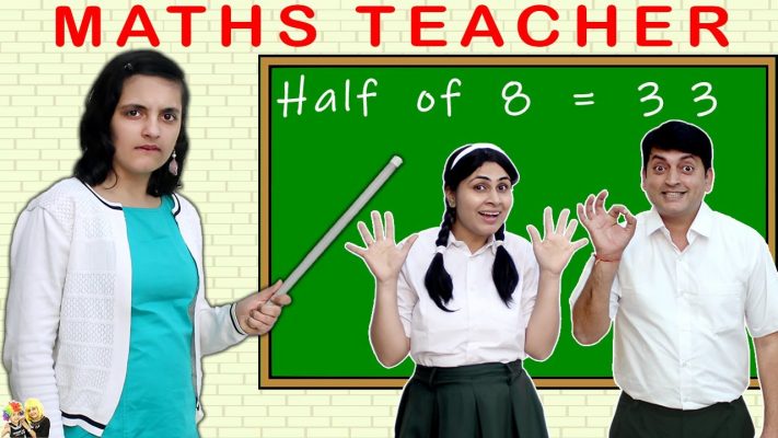 MATHS TEACHER #Comedy Types of students in Maths class | Aayu and Pihu Show