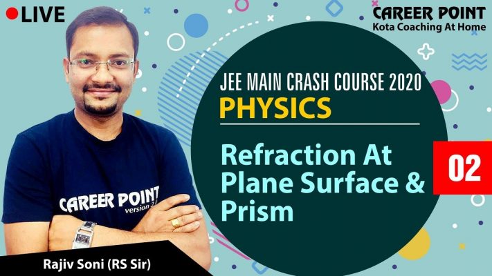 Refraction At Plane Surface & Prism L-2 | Physics | Crash Course | JEE Main 2020 | Career Point JEE