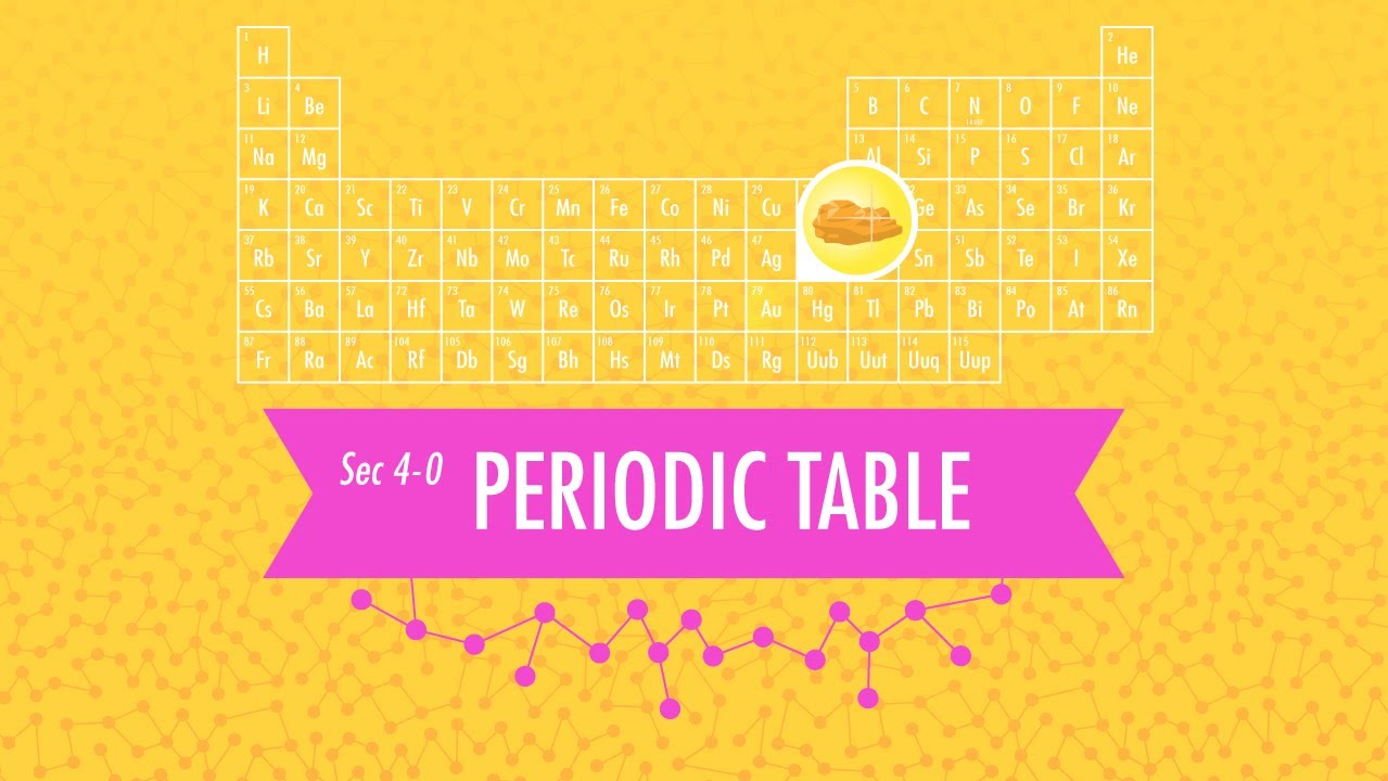 The Periodic Table: Crash Course Chemistry #4