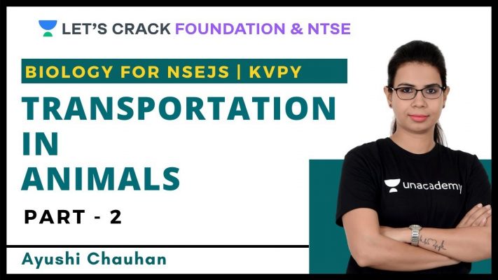 Transportation in Animal Part - 2 | NSEJS | KVPY 2020 | Biology for NSEJS and KVPY | Ayushi Chauhan