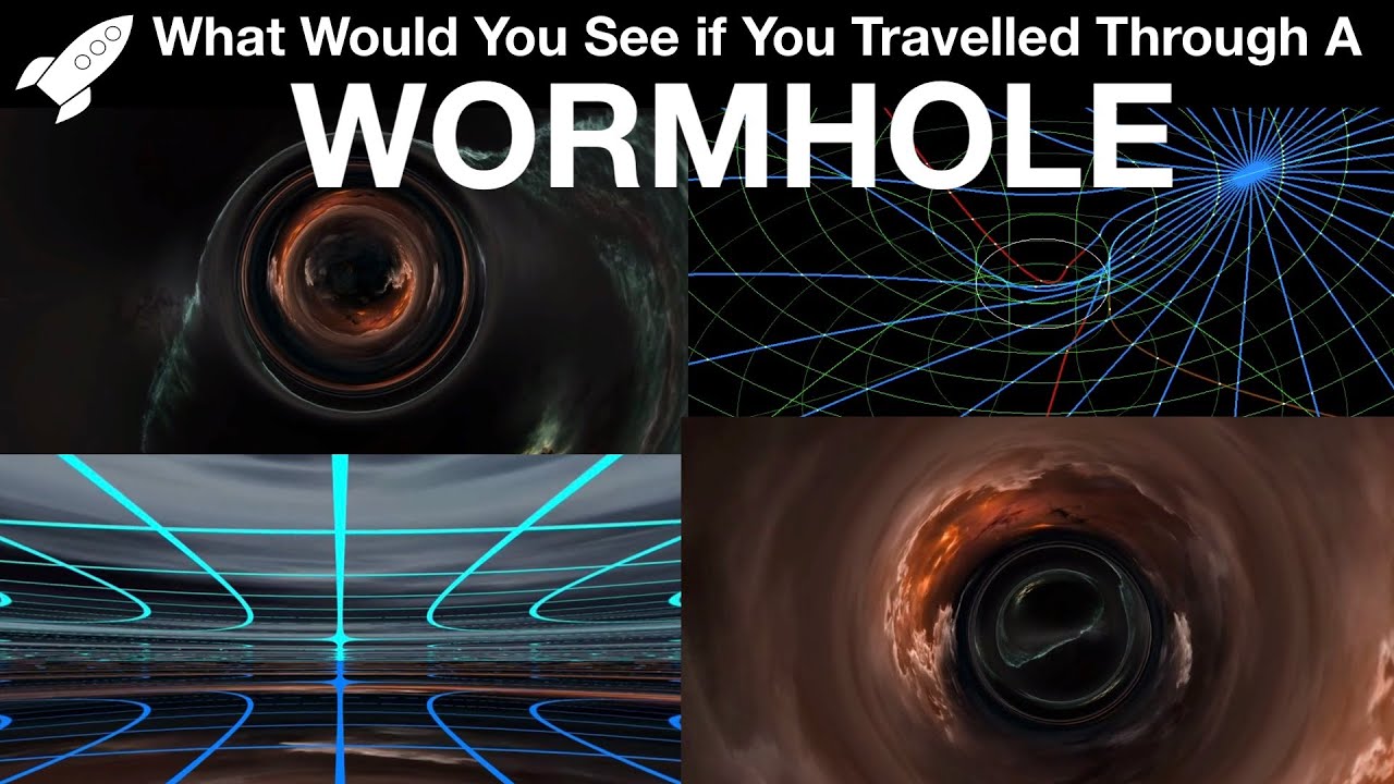 What Wormholes Would Actually Look Like According To Physics (VR/360)