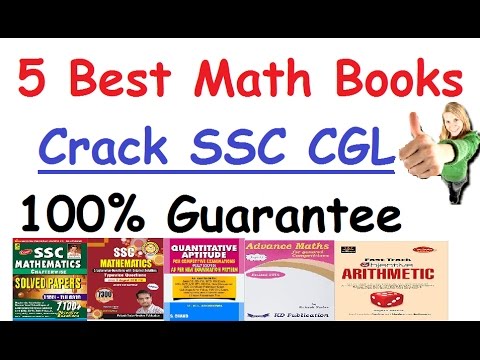 5 Best Books For SSC CGL(Math Books) Suggested By Selected Candidates In SSC CGL -Crack Exam 100%