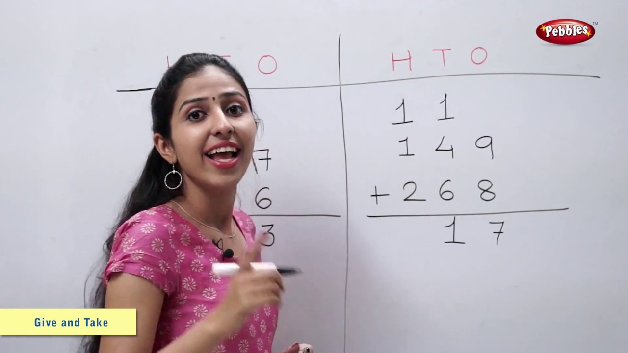 Addition of Three Digit Numbers | Addition | Maths For Class 2 | Maths Basics For CBSE Children