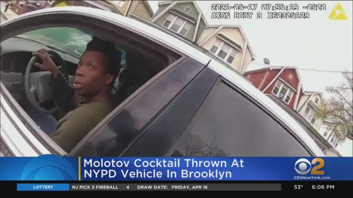 Chemical, Flaming Molotov Cocktail Thrown At NYPD Officers During Traffic Stops In Brooklyn