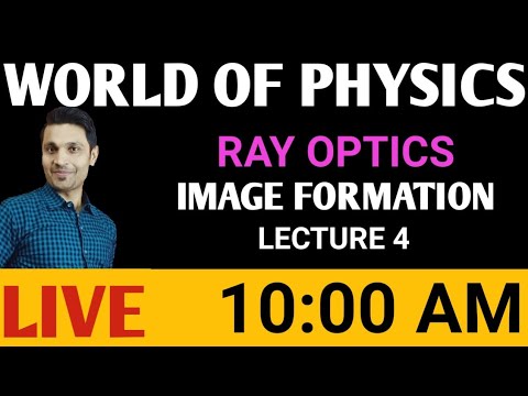 LECTURE 4|RAY OPTICS|IMAGE FORMATION|WORLD OF PHYSICS