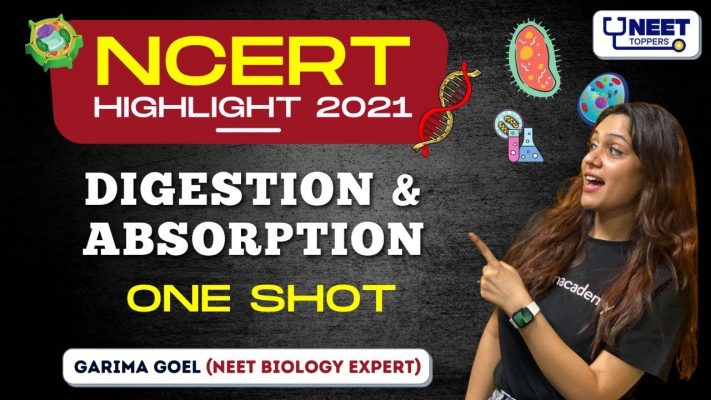 NEET Toppers: Digestion & Absorption | NCERT Highlights 2021 | NEET 2021 Biology | Garima Goel