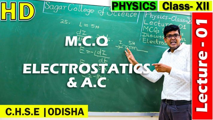 PHYSICS MCQ | Electrostatics | Alternating Current | CHSE 2021