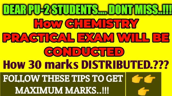 PU-2 CHEMISTRY ANNUAL PRACTICAL EXAM-2021 // HOW 30 MARKS DISTRIBUTED // FOLLOW THESE TIPS FOR MAX..
