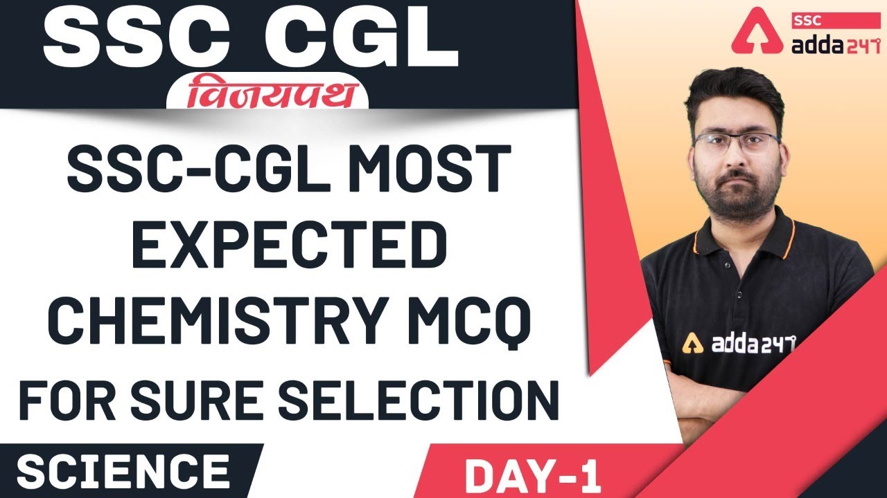 SSC CGL 2021 | General Science | Chemistry Questions (Day 1)
