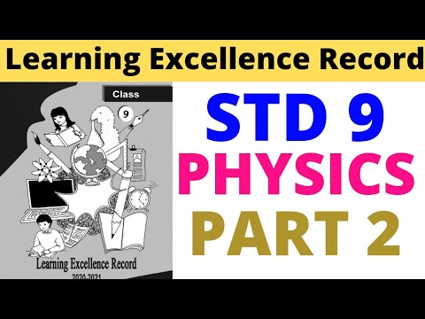 CLASS-9 Physics Learning Excellence record | PHYSICS | Part 2 | Activity Card | Std-9