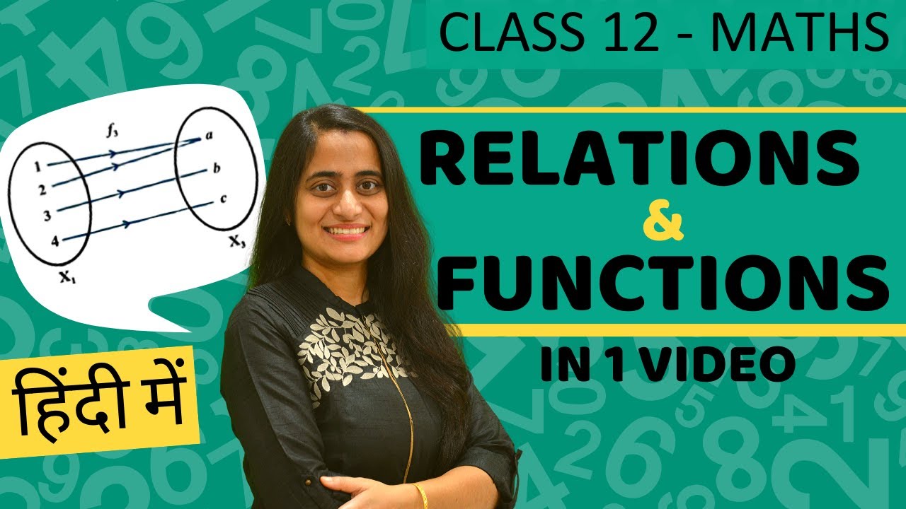 Relation and Function Class 12  Maths Chapter 1 | One Shot | CBSE JEE