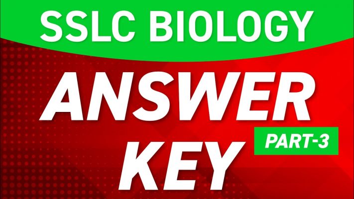 SSLC BIOLOGY Exam 2021 Answer Key Part-3